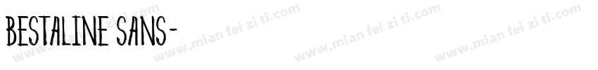 Bestaline Sans字体转换